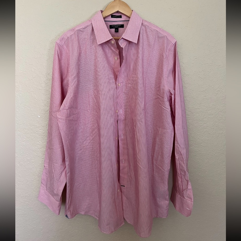 Banana Republic Pink Button Down Shirt